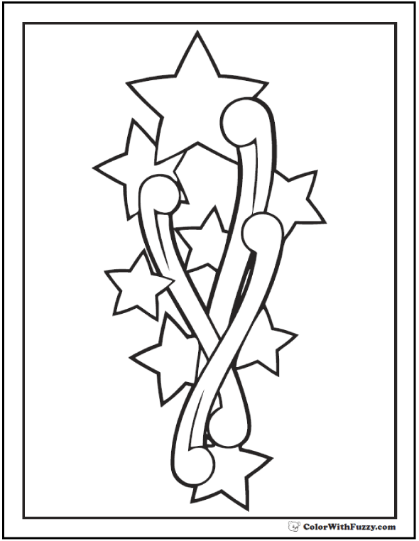 590x762 Fourth Of July Coloring Pages Print And Customize