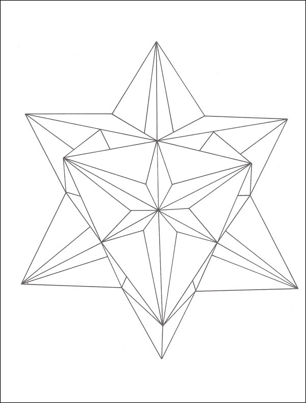 600x789 Geometric Star Designs Coloring Book (Creative Haven) (032304