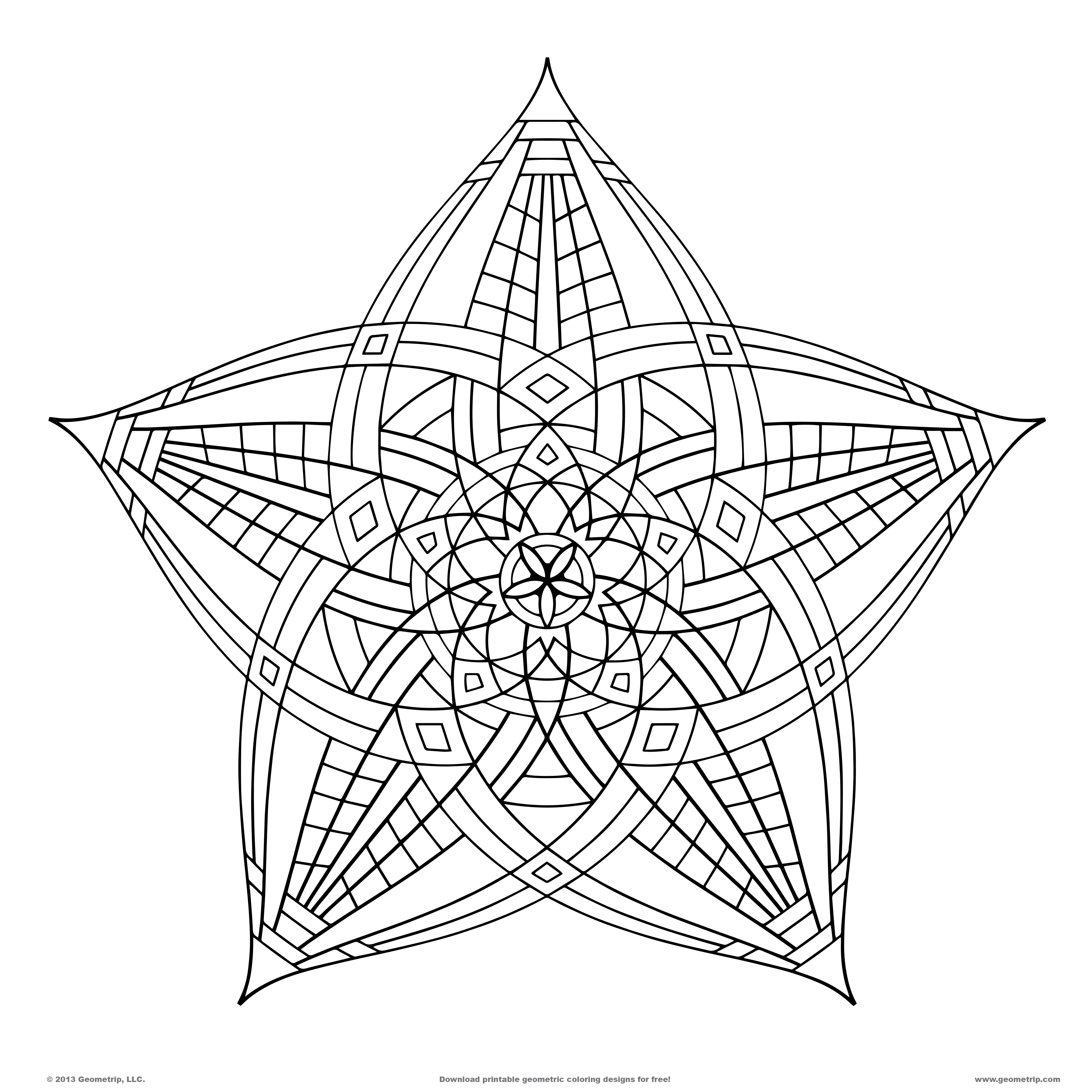 Geometric Design Coloring Pages For Adults 3600x3600 Geometric Design Coloring Pages For Adults