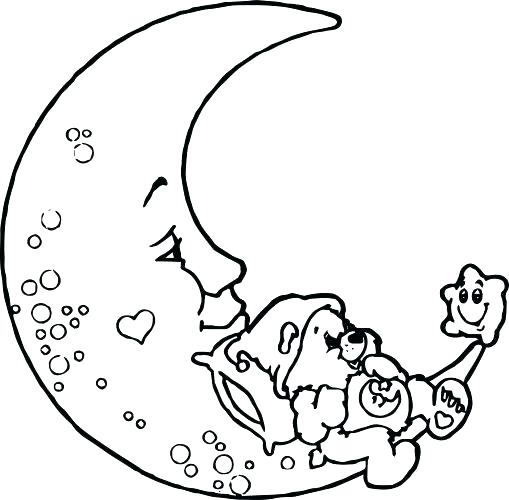 509x500 Moon Coloring Pages Coloring Pages Shapes Stars And Moon Coloring