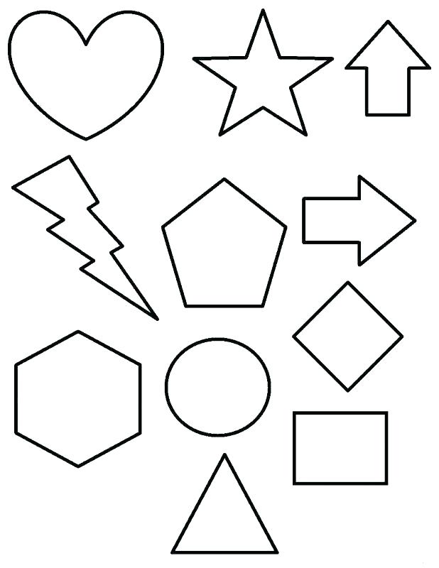 618x800 Coloring Pages Of Shapes Shape Color Pages Star Shape Coloring