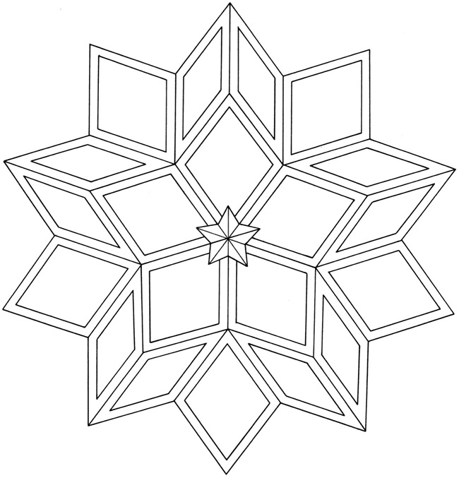 Creative Haven Geometric Star Designs Coloring Book Doodles 650x677 Creative Haven Geometric Star Designs Coloring Book Doodles