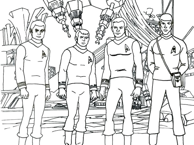 800x600 Star Trek Coloring Pages Sample From The On Star Trek Coloring