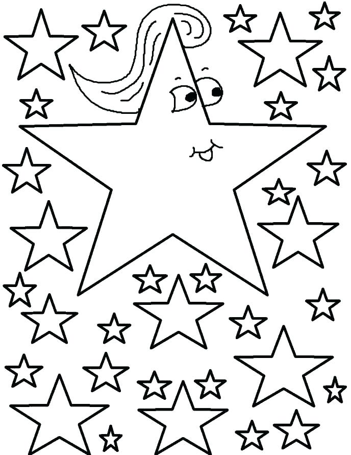 688x891 Coloring Pages Of A Star Star Trek Coloring Pages Star Printable