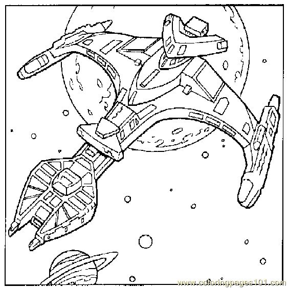 Star Trek Enterprise Coloring Pages