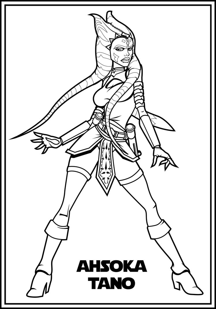 Ahsoka And Anakin Star Wars Coloring Pages Printable In Funny Page 748x1069 Ahsoka And Anakin Star Wars Coloring Pages Printable In Funny Page