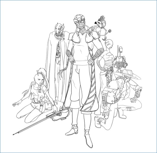 Star Wars Coloring Pages Ahsoka 530x515 Star Wars Coloring Pages Ahsoka