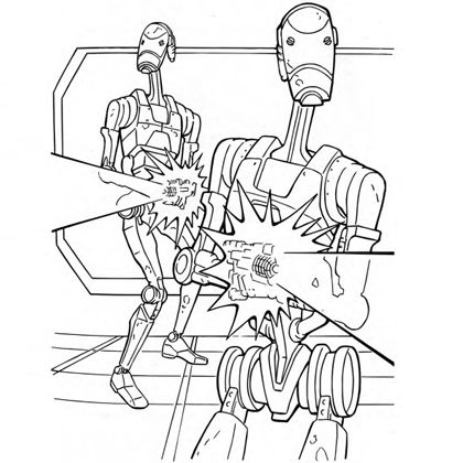 Star Wars Droid Coloring Pages 420x420 Star Wars Droid Coloring Pages
