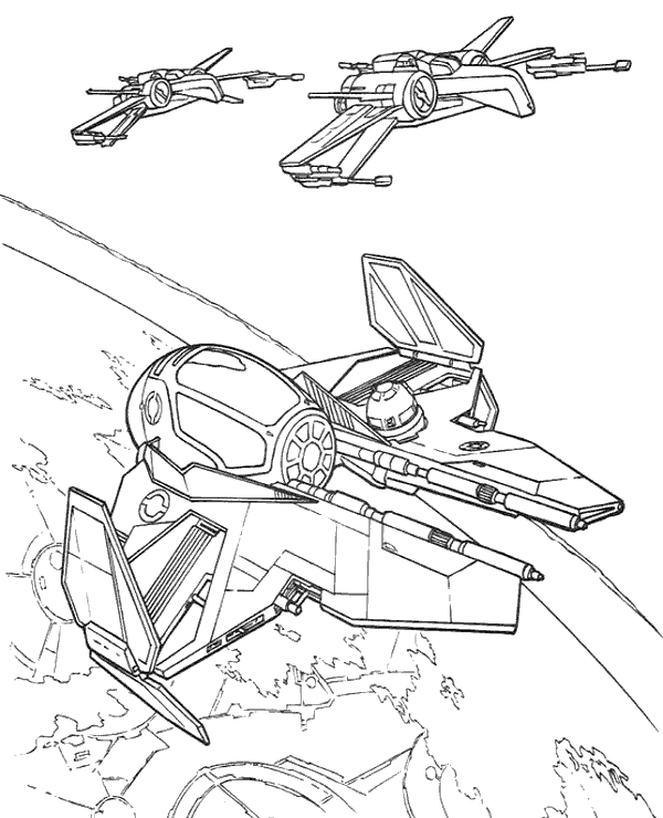 Jedi Starfighter X Wing Coloring Pages To Print Or Download For Free 600x740 Jedi Starfighter X Wing Coloring Pages To Print Or Download For Free