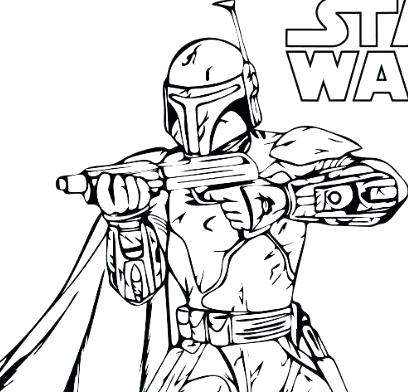 Star Wars Boba Fett Coloring Pages at GetColorings.com | Free printable ...
