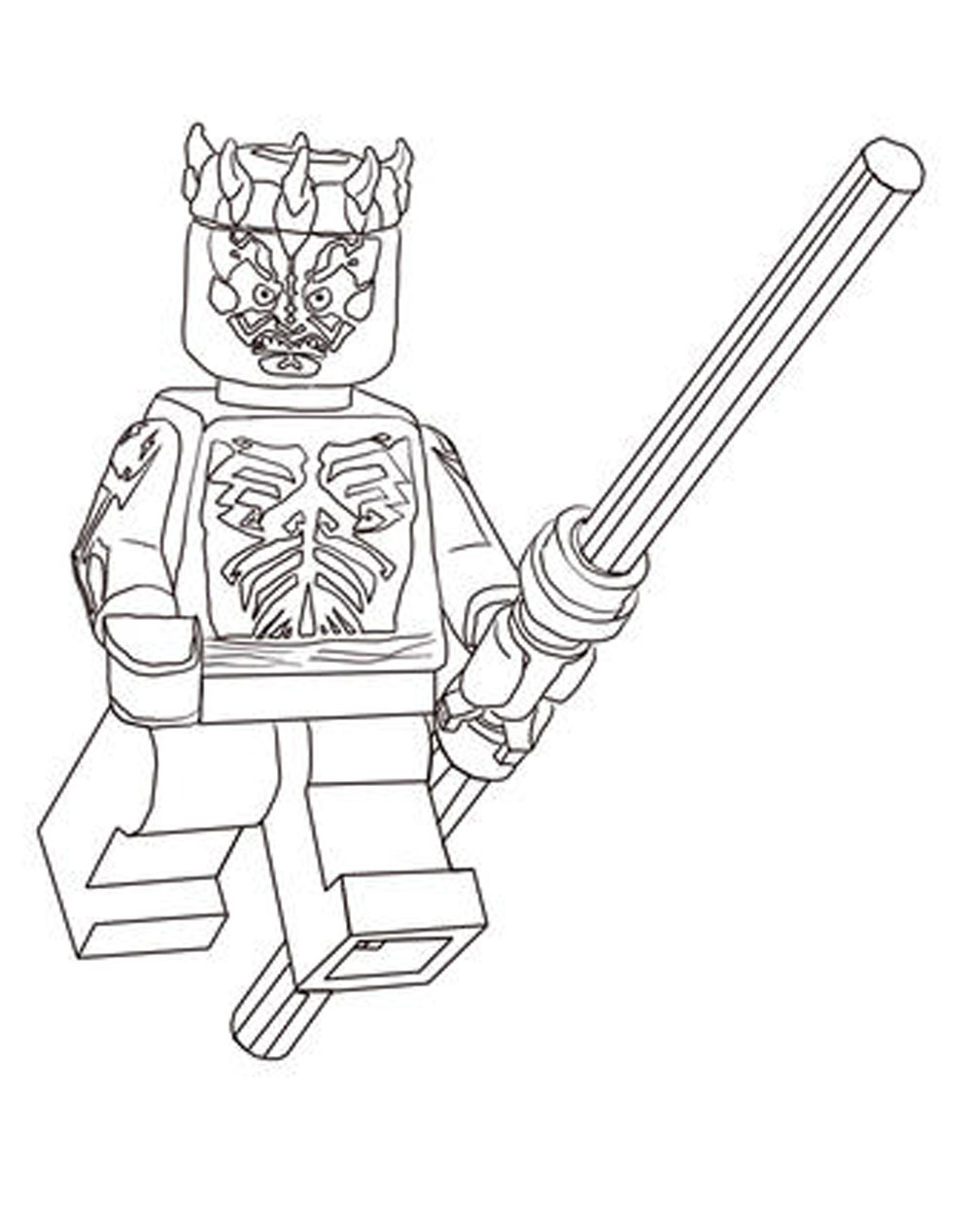 1000x1268 Lego Star Wars The Complete Saga Coloring Pages