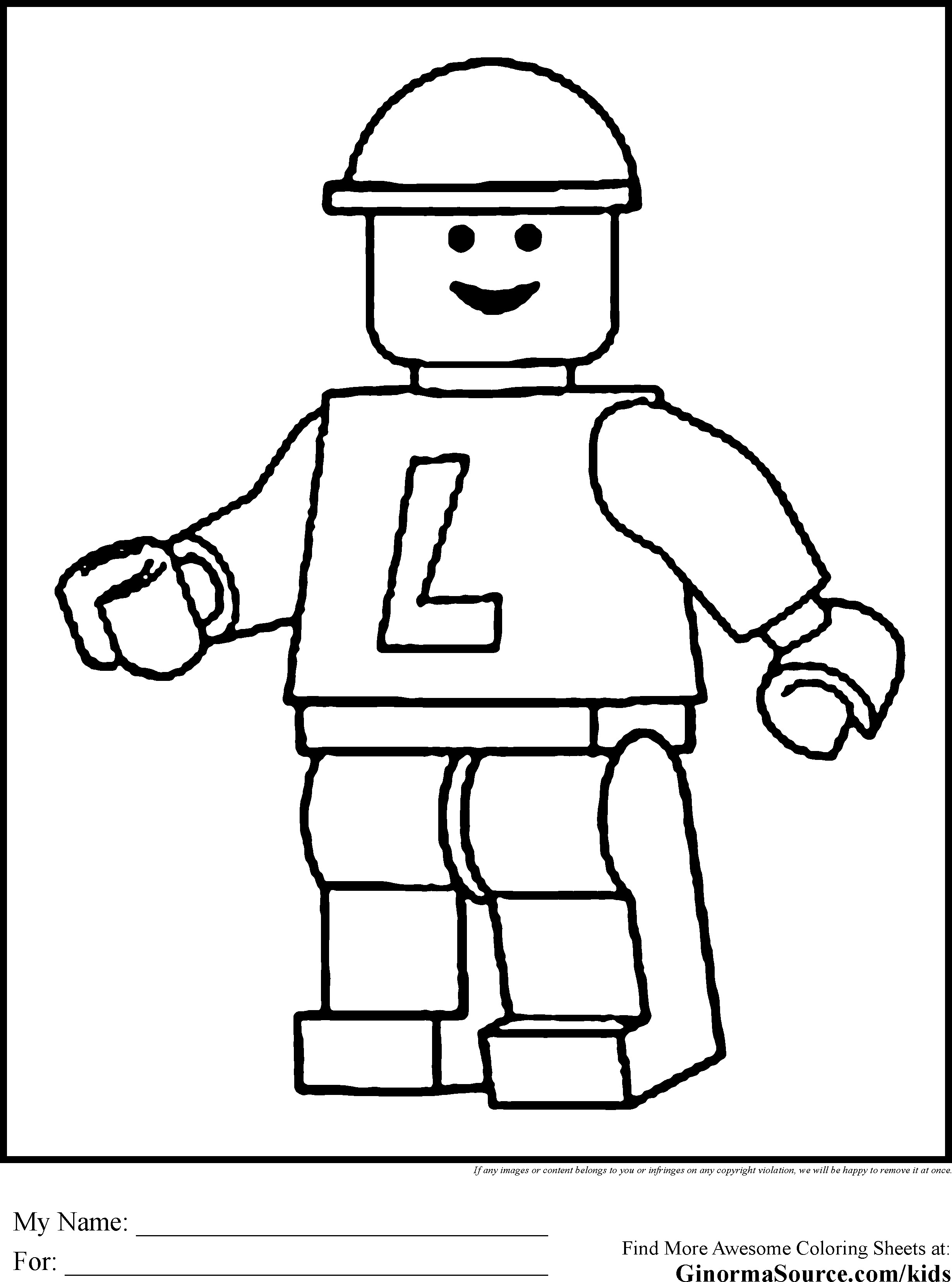2459x3310 Better Lego Person Coloring Pages Download Sta