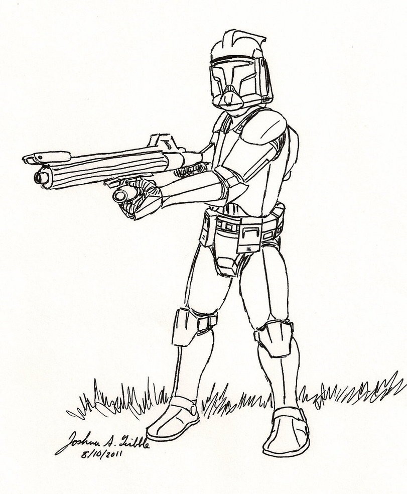 811x984 Star Wars Clone Coloring Pages 4