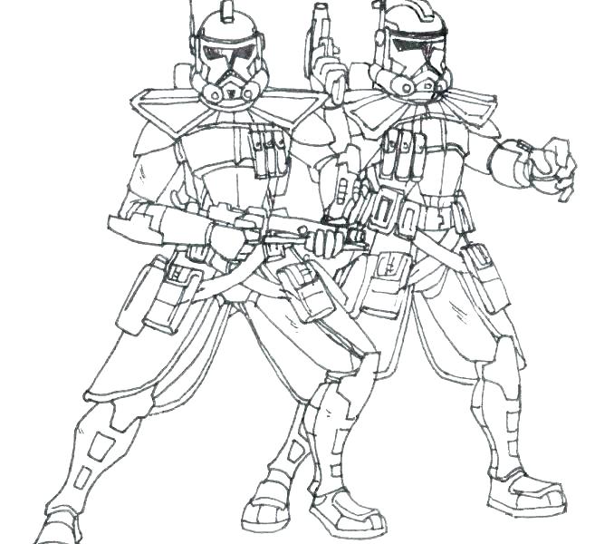 678x600 Clone Commando Coloring Pages Star Wars Clone Coloring Pages Star