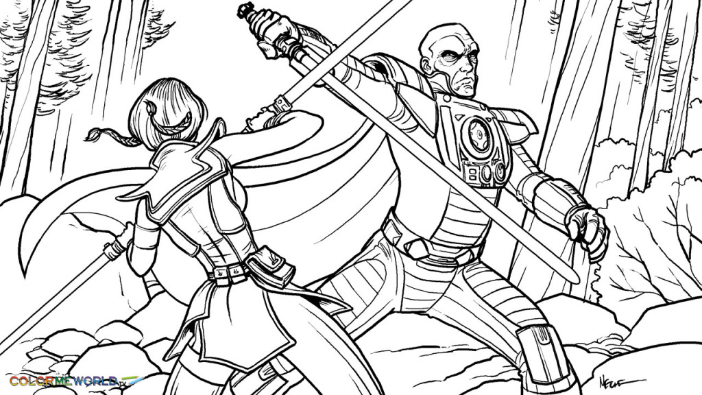 1024x576 Star Wars Coloring Pages For Kids