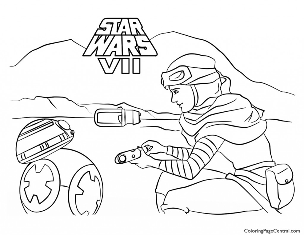 1024x791 Star Wars Coloring Sheets Rey Fresh