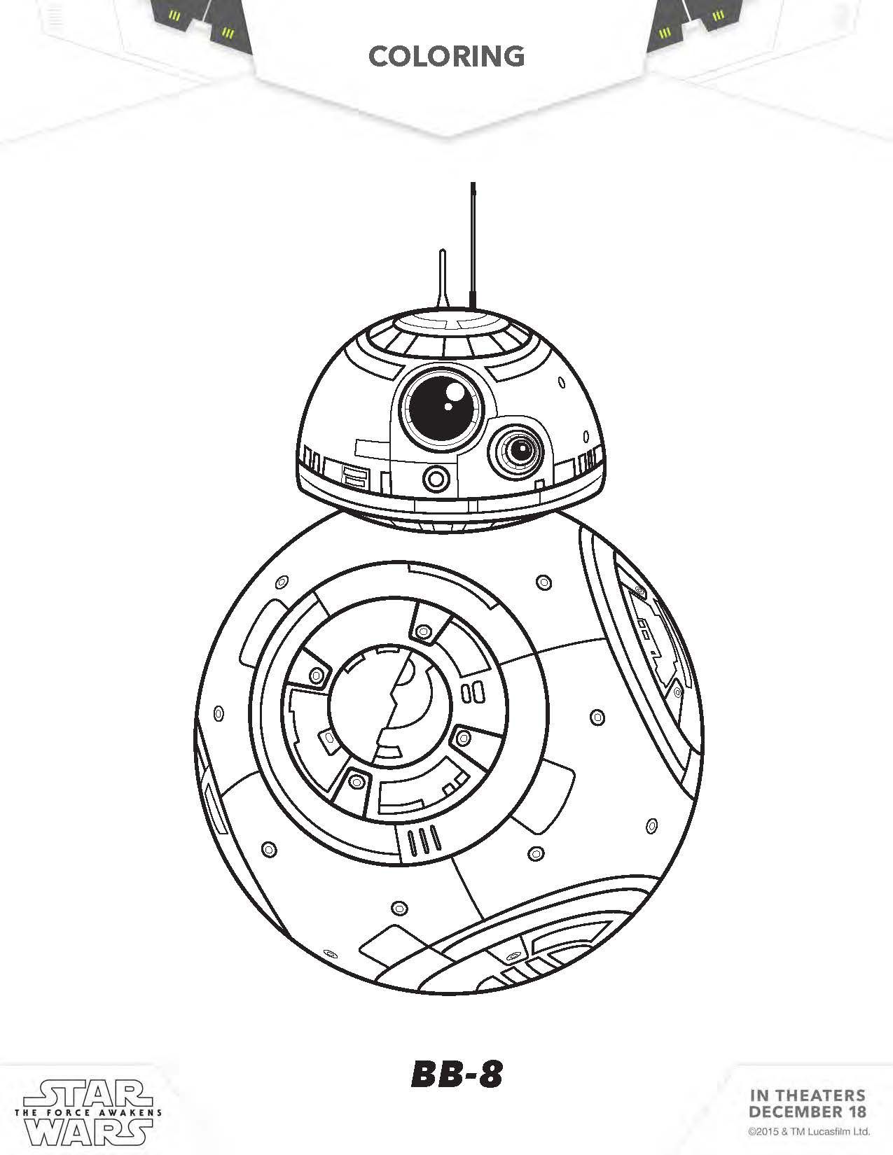 1275x1650 Star Wars Coloring Pages, The Force Awakens Coloring Pages Bb8