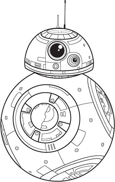 404x640 Bb8 Coloring Page Bb8 Coloring Page Free Coloring Page Movies Star