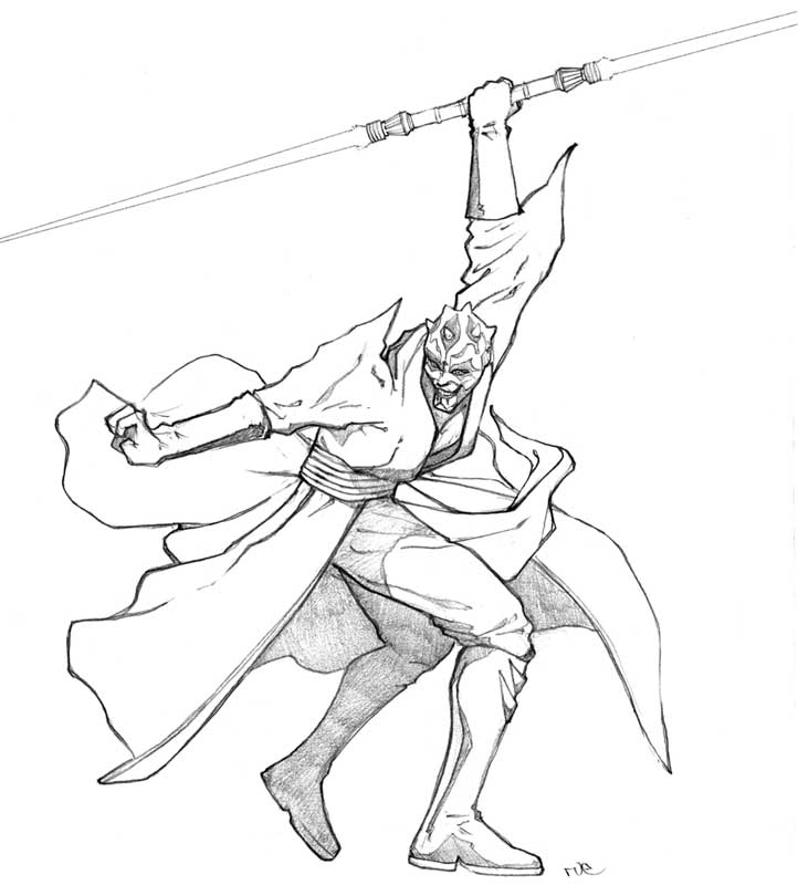 722x800 Darth Maul By Rubear