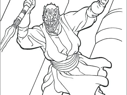 Star Wars Coloring Pages Darth Maul at GetColorings.com | Free ...