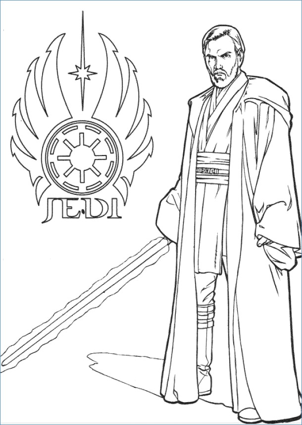 610x858 Star Wars Coloring Pages Clone Wars Free