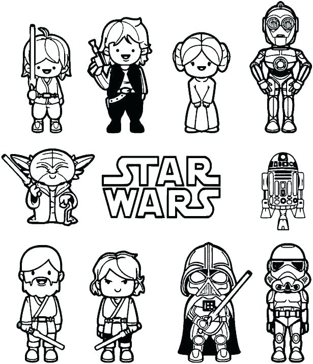 Star Wars Clone Wars Coloring Pages Free Printable Star Wars 615x716 Star Wars Clone Wars Coloring Pages Free Printable Star Wars