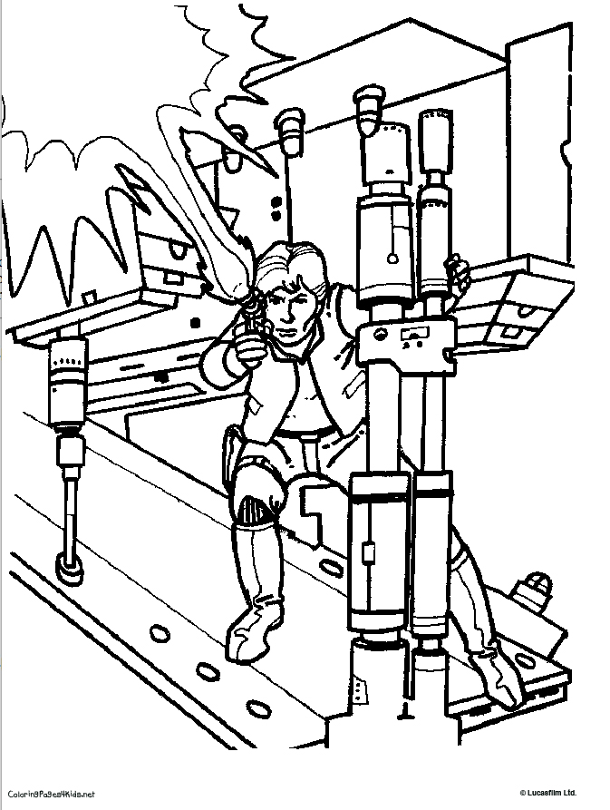 673x893 Han Solo Coloring Pages