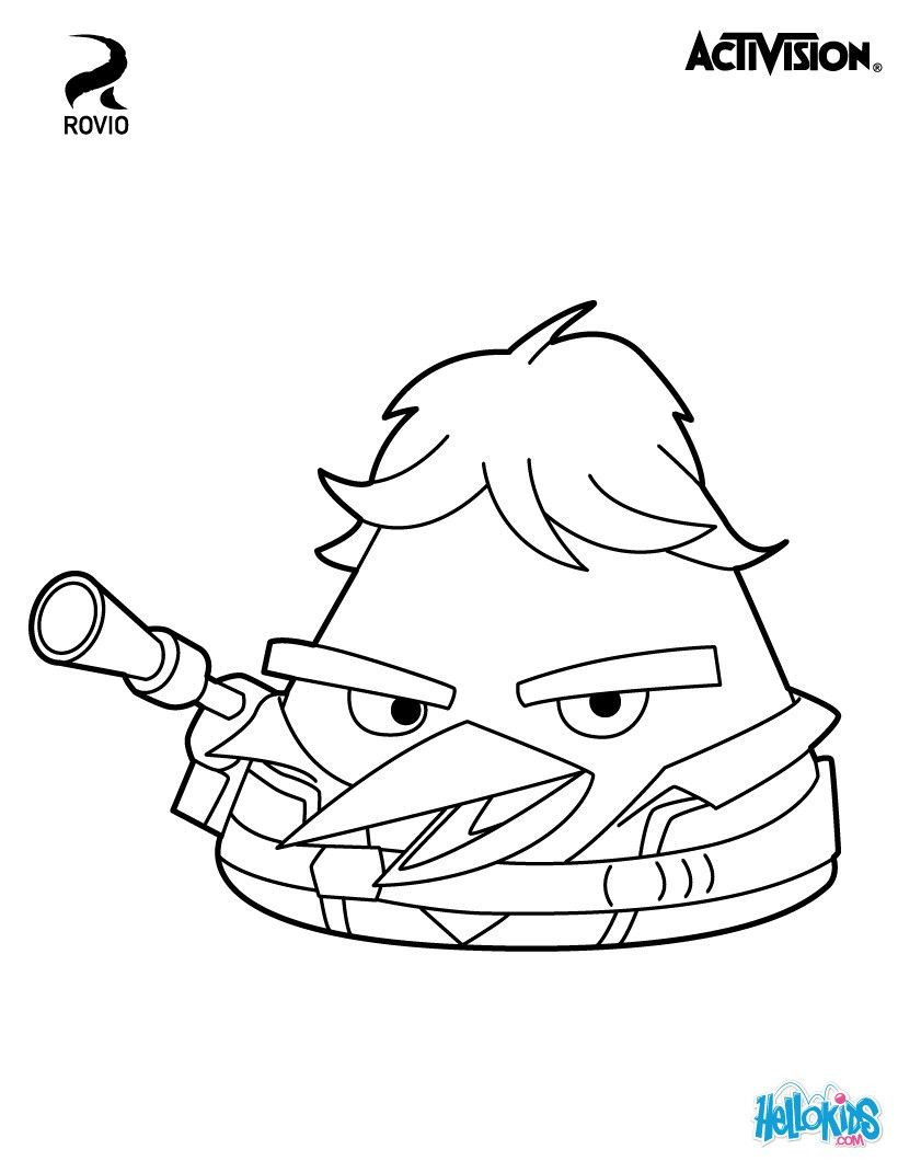 820x1060 Angry Birds Star Wars Coloring Pages Getcoloringpages Free