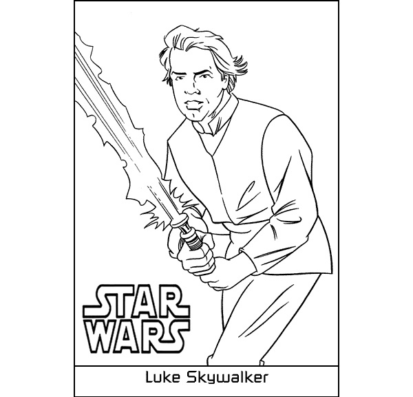 Star Wars Coloring Pages Luke Skywalker at GetColorings.com | Free ...