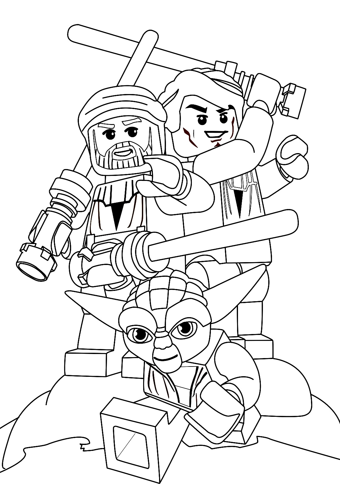 1090x1549 Lego Star Wars Coloring Pages Online