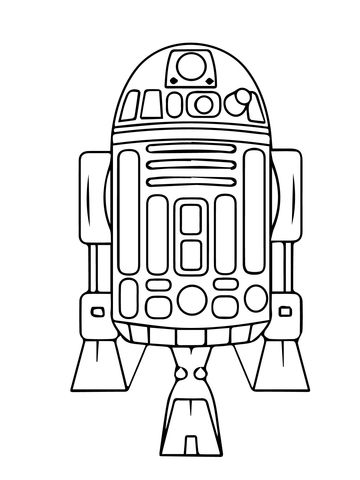Astromech Droid R2 D2 Coloring Page Boys Birthdays 360x480 Astromech Droid R2 D2 Coloring Page Boys Birthdays