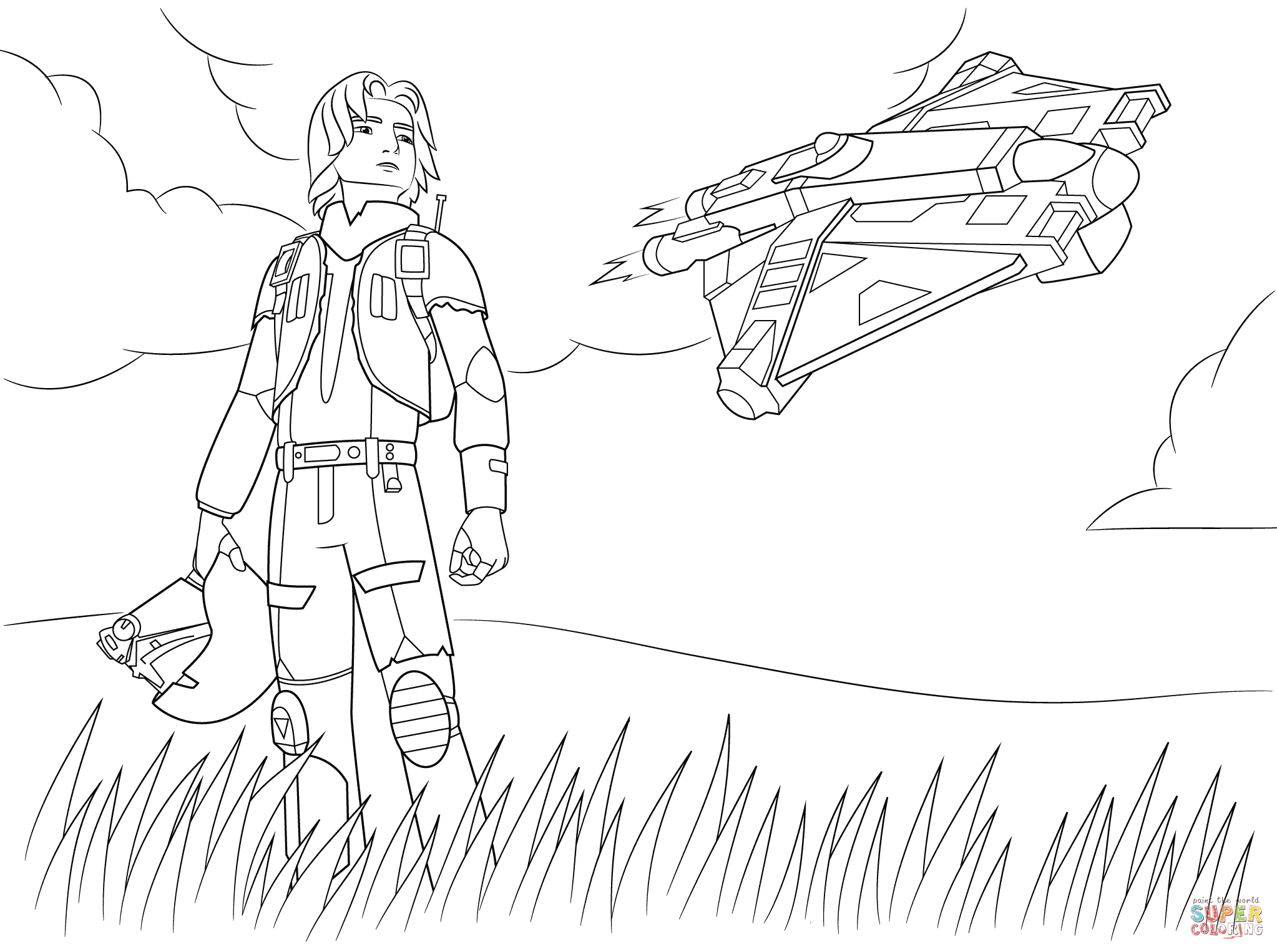 2046x1526 Free Printable Star Wars The Force Awakens Coloring Pages Copy
