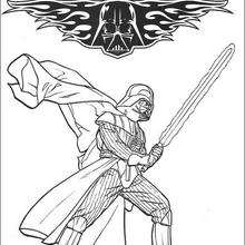 Fighting Darth Vader Coloring Pages 220x220 Fighting Darth Vader Coloring Pages