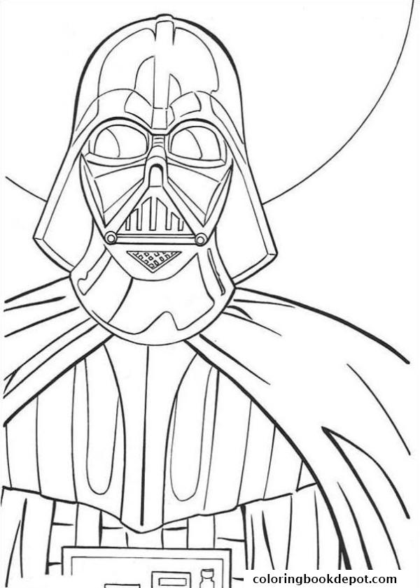 Star Wars Darth Vader Coloring Pages 600x841 Star Wars Darth Vader Coloring Pages