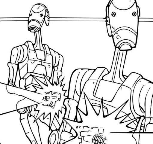 511x479 Star Wars Rex Coloring Page