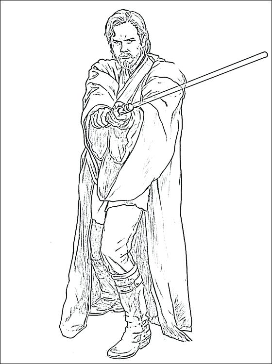 Jedi Coloring Pages Star Wars Obi Wan Coloring Page Return 560x750 Jedi Coloring Pages Star Wars Obi Wan Coloring Page Return