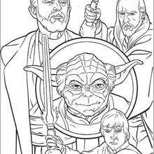 Luke Training With Yoda Coloring Pages 220x220 Luke Training With Yoda Coloring Pages