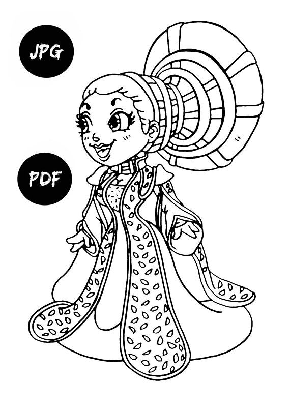 Queen Amidala Coloring Pages Kids Digital Coloring Pages Printable 570x806 Queen Amidala Coloring Pages Kids Digital Coloring Pages Printable