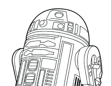 R2d2 Coloring Pages 432x337 R2d2 Coloring Pages