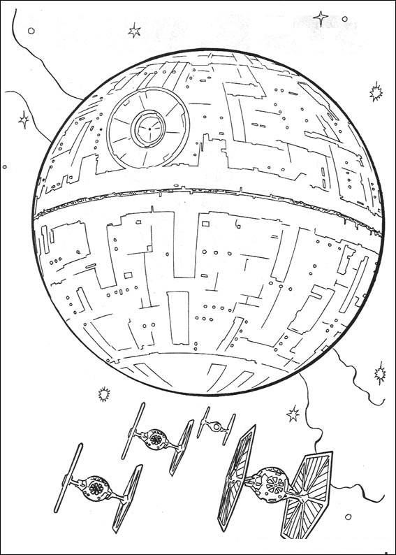 Death Star Coloring Pages 567x794 Death Star Coloring Pages