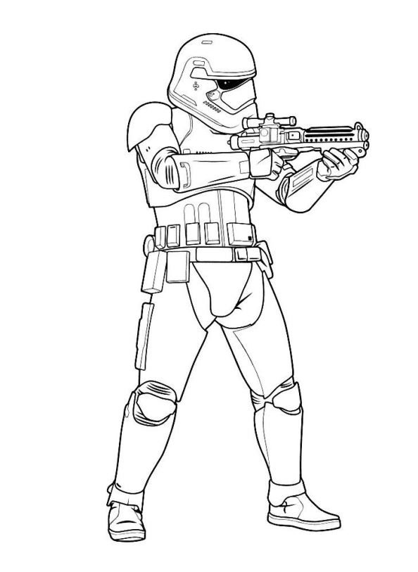 594x813 Star Wars Stormtrooper Coloring Pages Storm Trooper Coloring Page