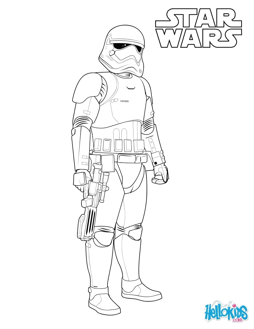820x1060 Stormtrooper Coloring Pages Capitain Phasma Star Wars Coloring