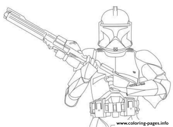 600x439 Star Wars Stormtrooper Clone Wars Coloring Pages Printable