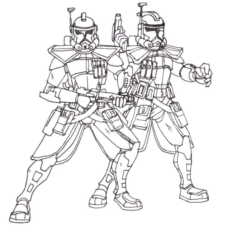 728x726 Clone Trooper Coloring Page Star Wars Coloring Pages Star Wars