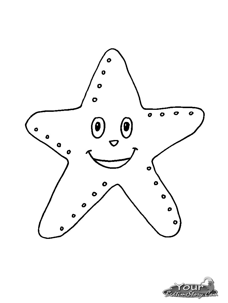Starfish Coloring Page Newyork 794x1054 Starfish Coloring Page Newyork