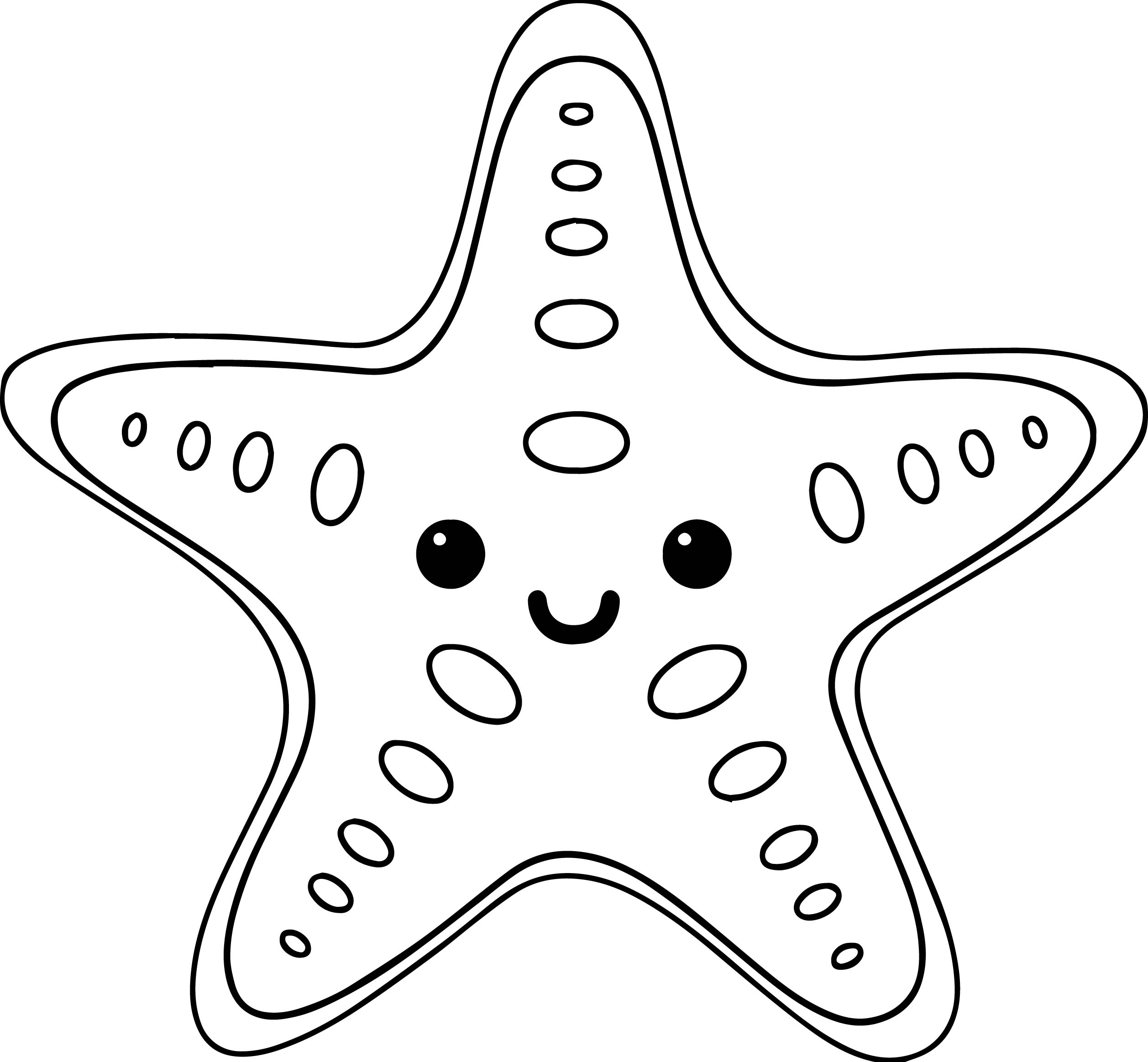 Starfish Coloring Pages 2515x2327 Starfish Coloring Pages