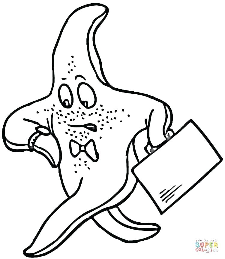 Starfish Coloring Pages Free Coloring Pages Starfish Is Late 750x862 Starfish Coloring Pages Free Coloring Pages Starfish Is Late