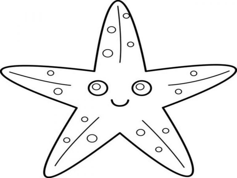 Starfish Coloring Pages Starfish Coloring Pages Printable 768x576 Starfish Coloring Pages Starfish Coloring Pages Printable