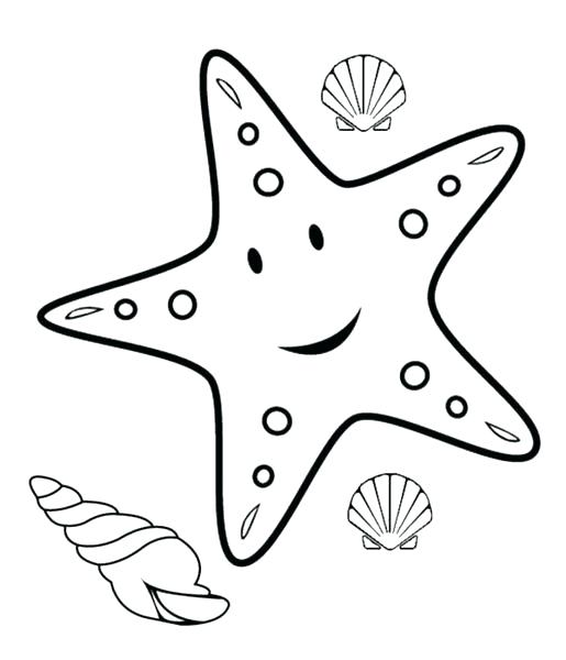 Star Fish Coloring Page Starfish Coloring Pages Fascinating 515x600 Star Fish Coloring Page Starfish Coloring Pages Fascinating