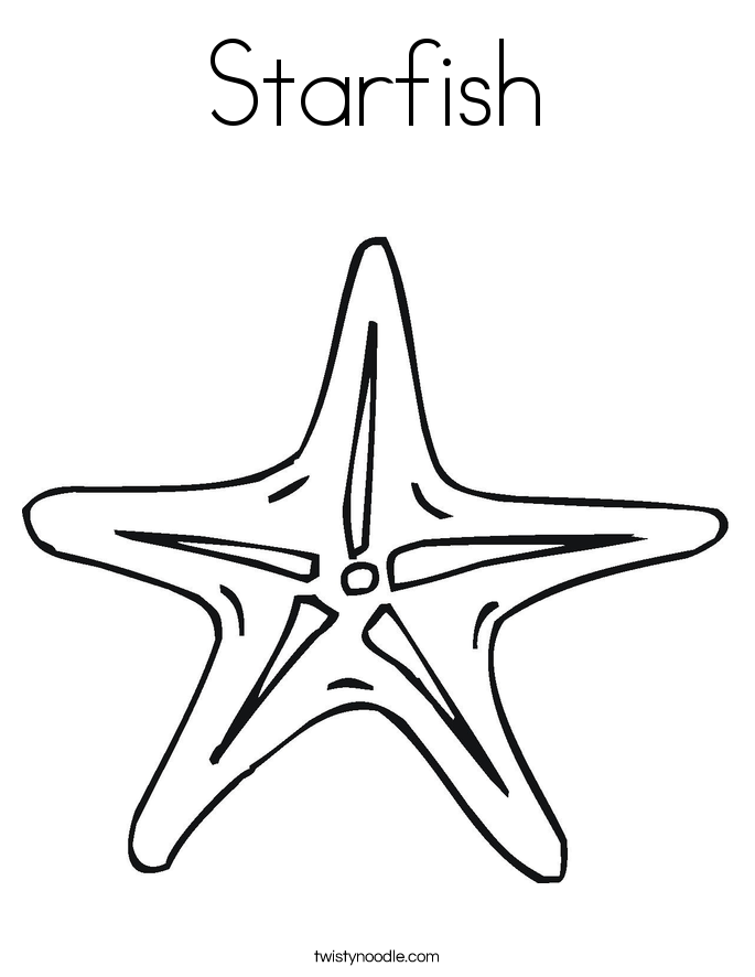 Starfish Coloring Page 685x886 Starfish Coloring Page